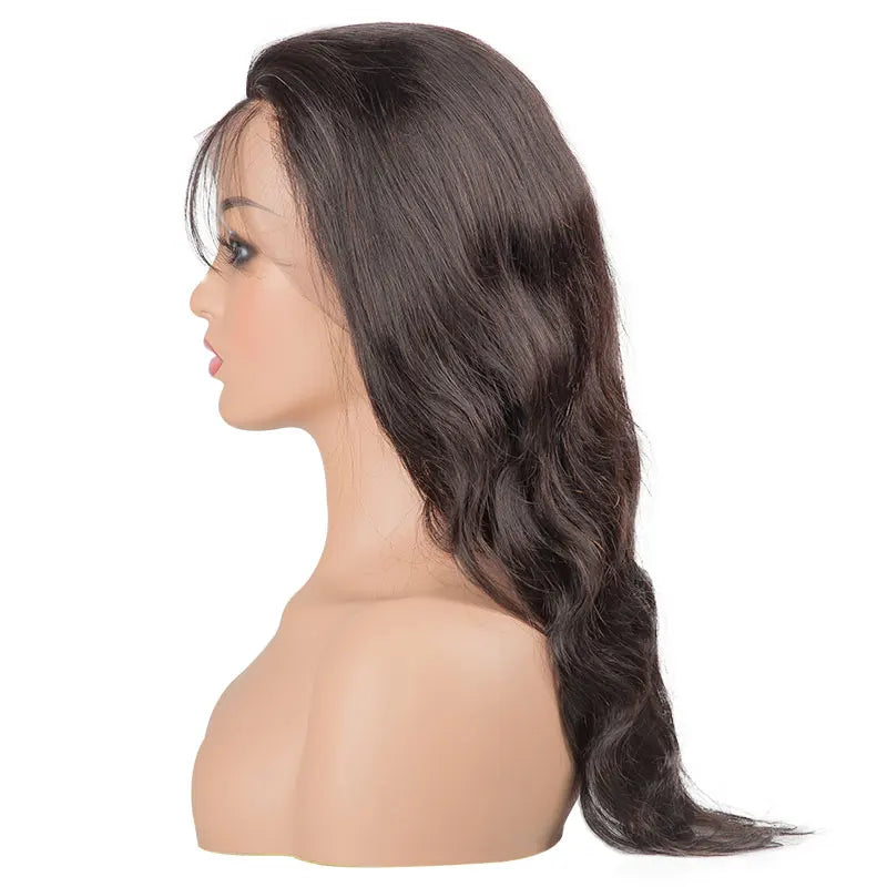 Black Body Wave Brazilian HD Swiss Lace Frontal Wig Hair 13x4 13x6