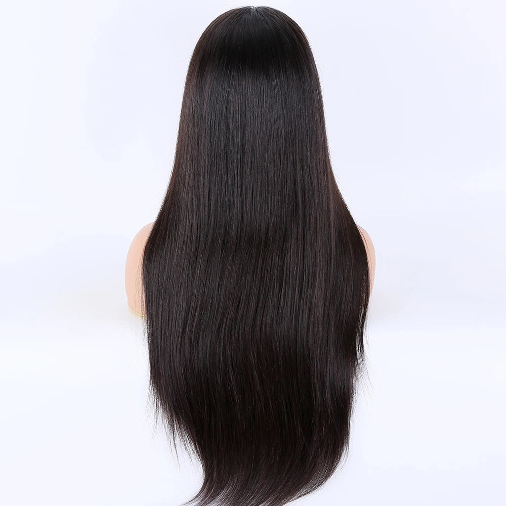 Brunette Balayage Color Full Lace Wig Cuticle Aligned Virgin Brazilian Human Hair Transparent Hd Lace Full Lace Wig Wholesale