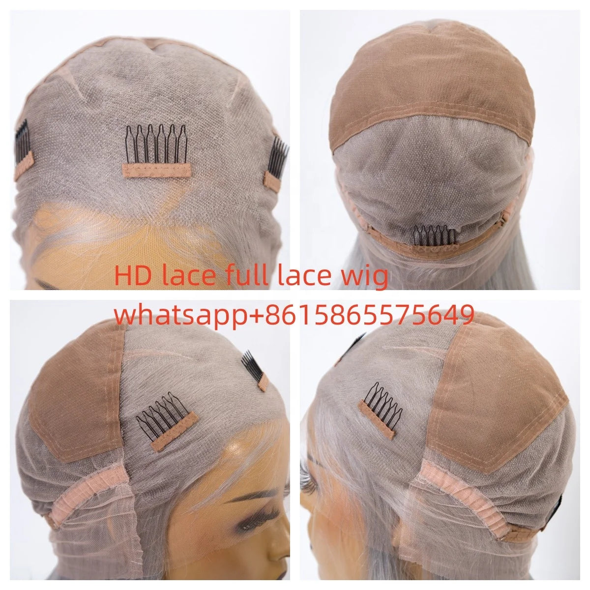 Brunette Balayage Color Full Lace Wig Cuticle Aligned Virgin Brazilian Human Hair Transparent Hd Lace Full Lace Wig Wholesale